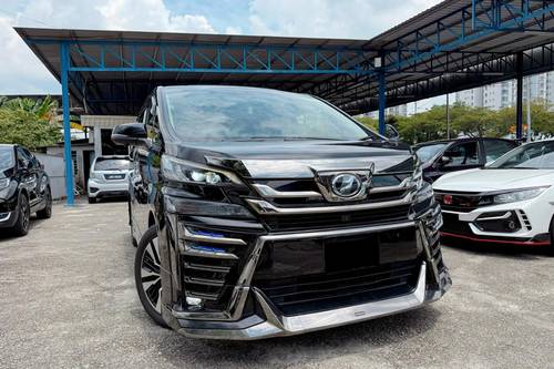 2017 Toyota Vellfire 2.5L Terpakai