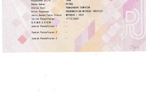 2003 Toyota Vios 1.5 G AT Terpakai